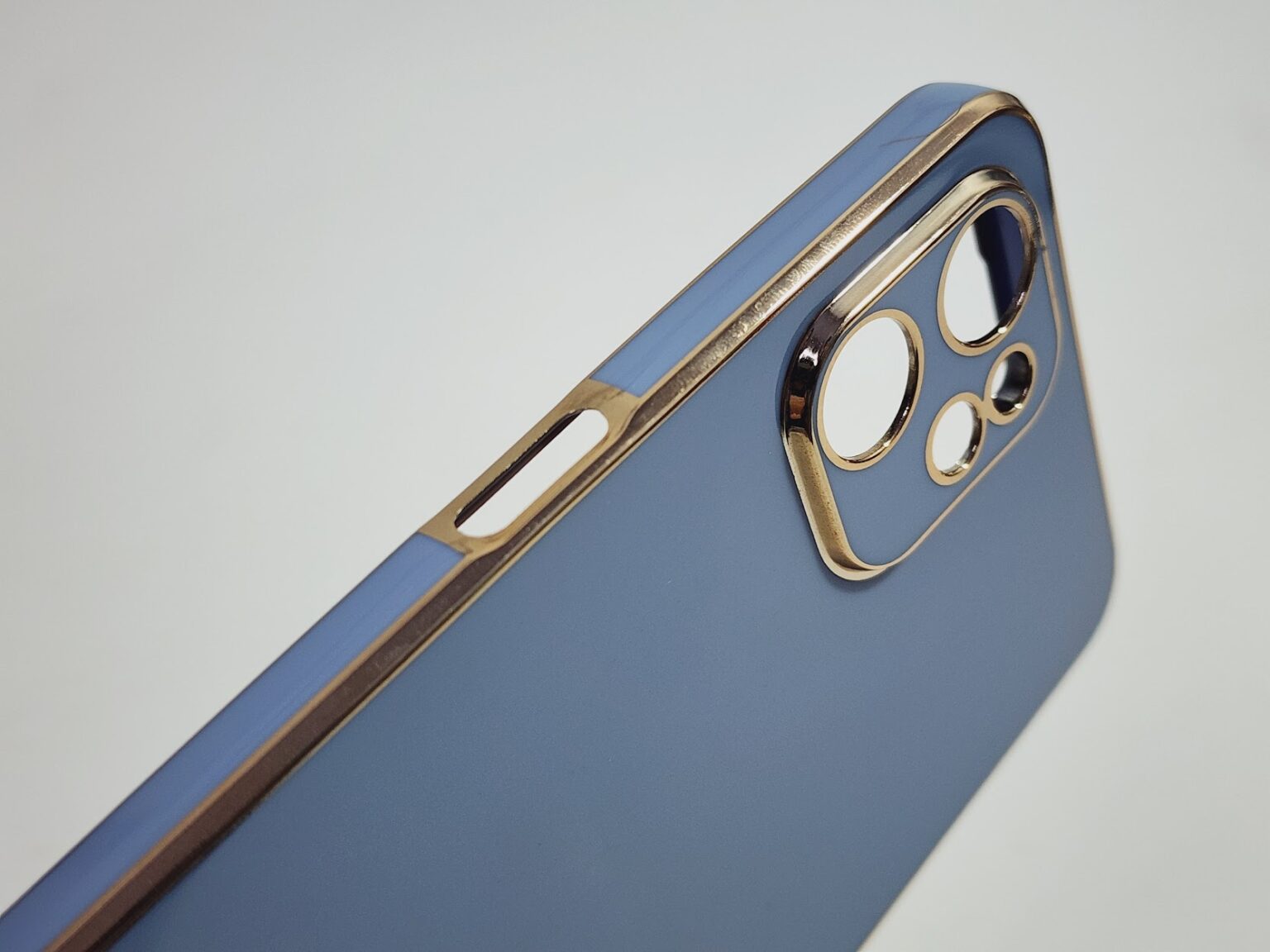 Realme 9i 5G Stylish Back Cover with Gold Chrome Border BT Limited