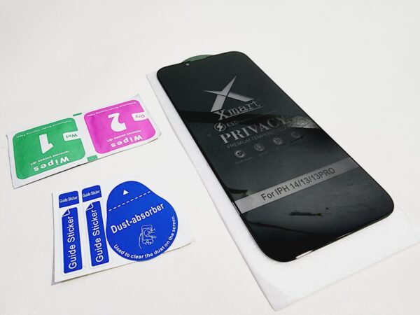 iPhone 14 & 13 & 13 Pro Xmart Privacy Tempered Glass