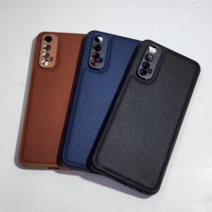 Realme 7 Puffer Leather Back Cover