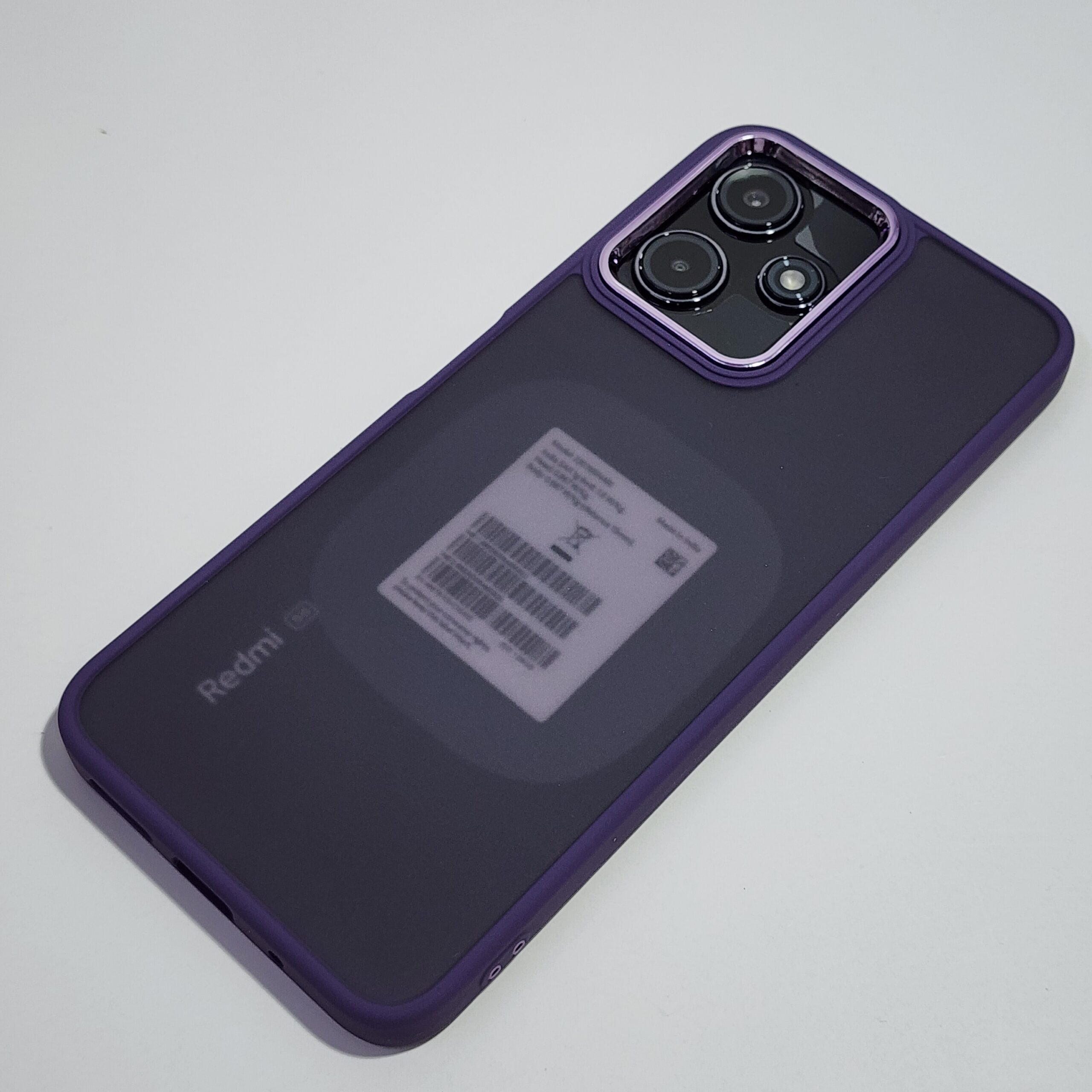 Custodia Topme Armor Per Redmi 12 (4G/5G) – Cover Con Anello Porta E Supporto – Resistente Agli Urti – Blu