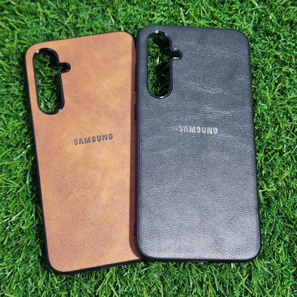 Samsung S23 FE Premium Leather Finish Back Cover