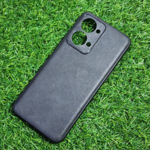 OnePlus Nord 2T Stylish Leather Back Cover